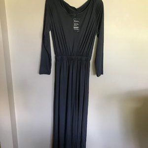 New Micomico Dark Grey Floor-length Dress